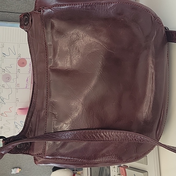 Vintage FRYE Melissa Wine Saddle Bag - Picture 15 of 15